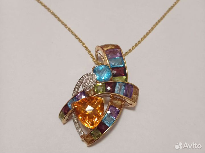 Золотая подвеска 750 проба