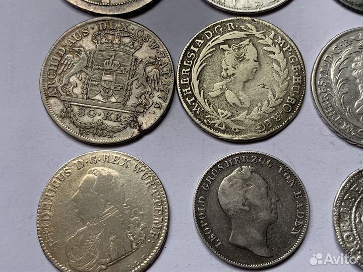 Монеты-15.Серебро.Германия.Австрия