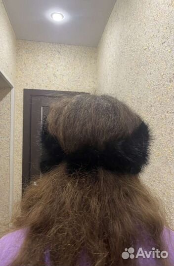 Повязка на голову норковая