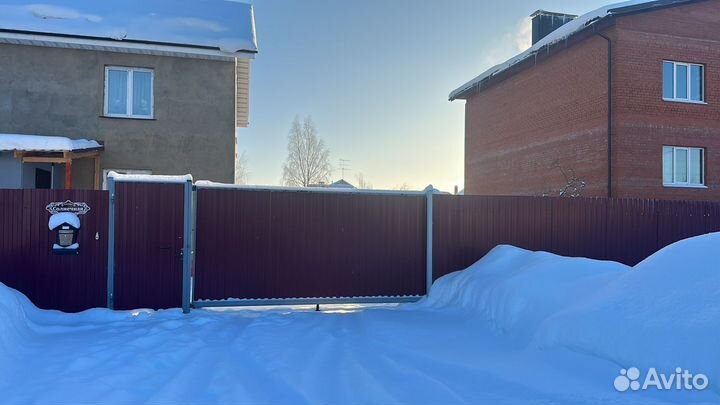 Откатные ворота под ключ с доставкой и установкой