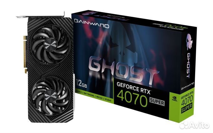 Видеокарта Gainward GeForce RTX 4070 Super Ghost 1