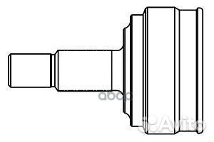 Шрус наружный к-т VW touareg (7LA 7L6 7L7) 86