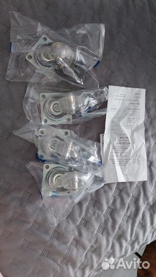 Колесики со стопами d-35 мм. Опора колёсная