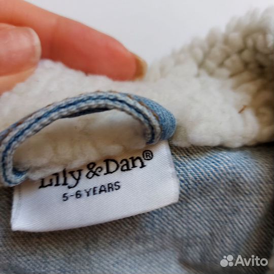 Джинсовая куртка для девочки 110