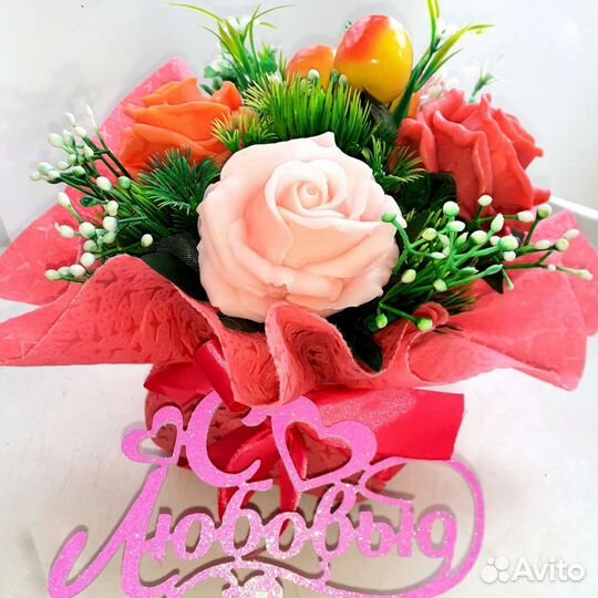 На заказ. Букеты - Цветы из мыла