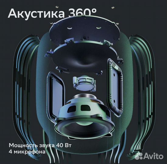 Умная колонка Салют SberBoom, новая