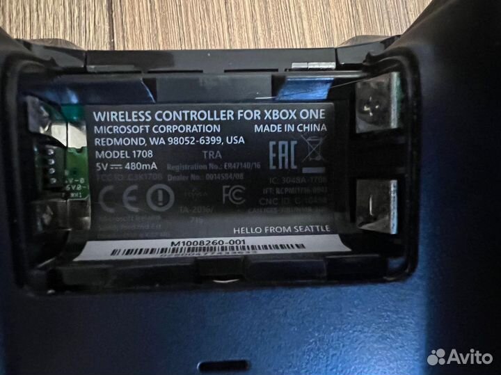 Джойстик Xbox One,Series S/X.V4 Черный(model 1914)