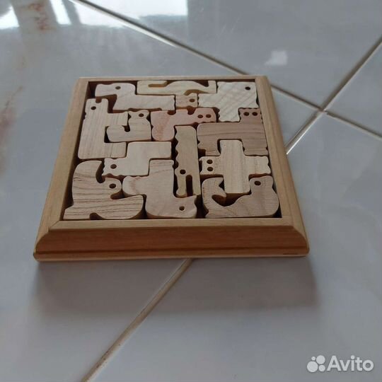 Деревянный пазл 