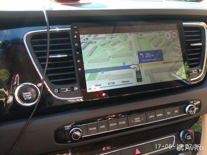 Kia Carnival 2014 - 17 магнитола Android Wi-FI GPS