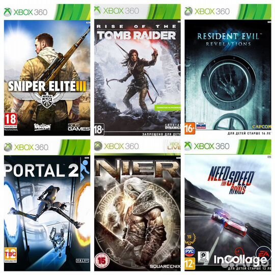 Xbox 360 + 60 игр