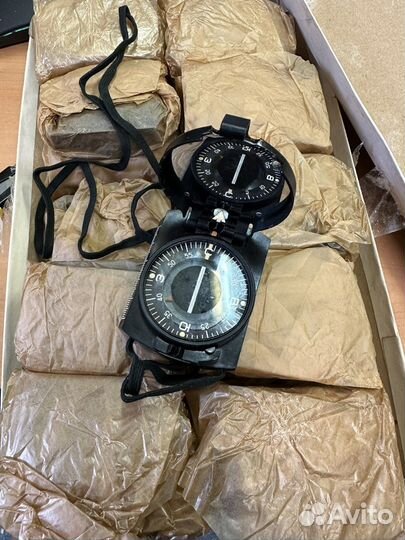 Компас артиллерийский, бакалит, СССР