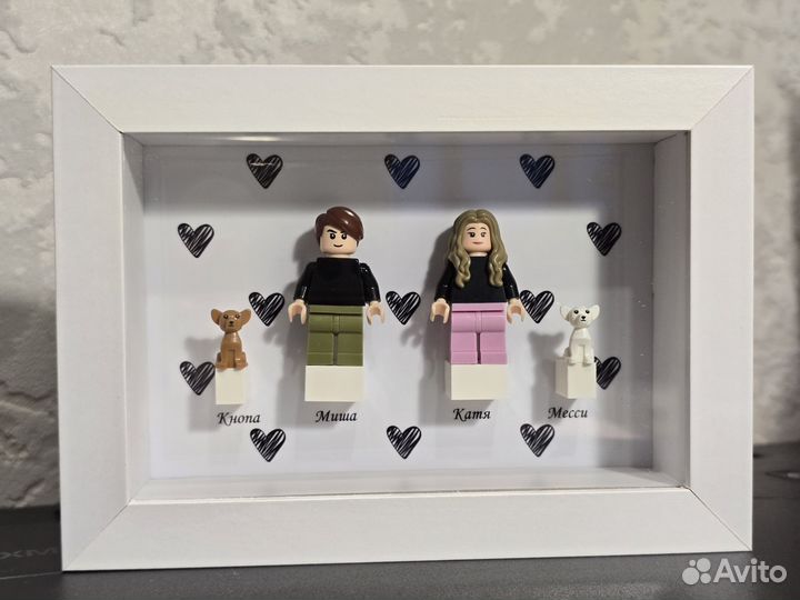Рамка с человечками lego
