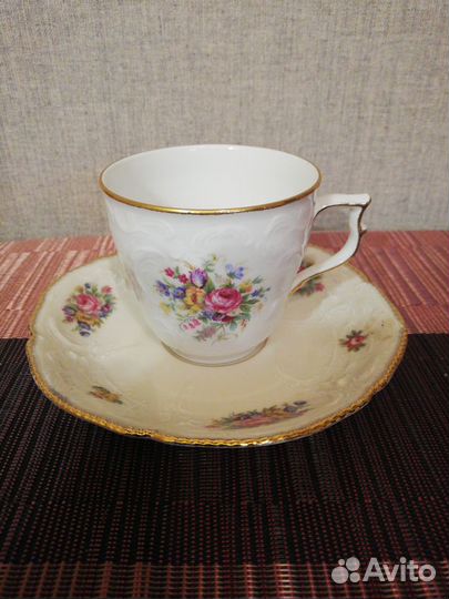 Кофейная чашка с блюдцем Розенталь