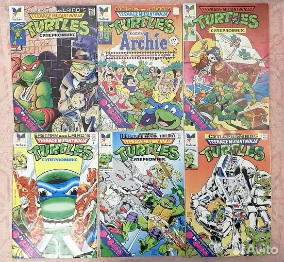 Комиксы Черепашки Ниндзя (Teenage Mutant Ninja)