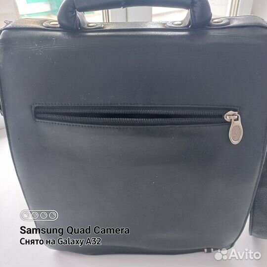 Мужской кожаный портфель бу