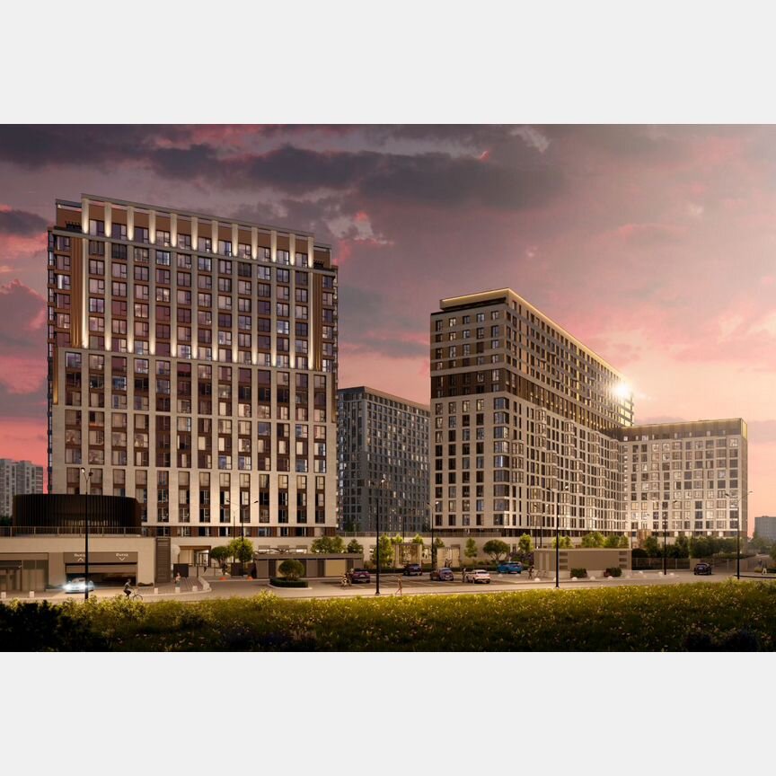3-к. квартира, 62,2 м², 17/18 эт.