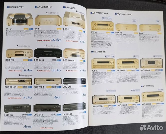Каталог HI-FI Component denon за 1997