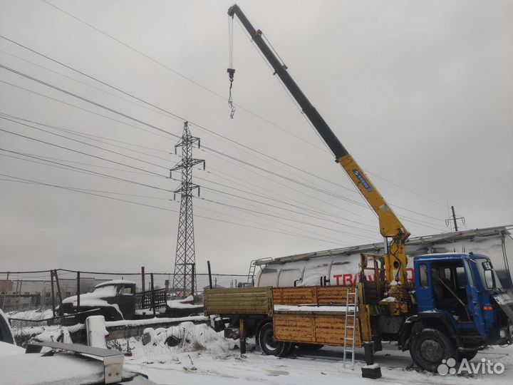 Услуги манипулятора, стрела 6т, 17 метров