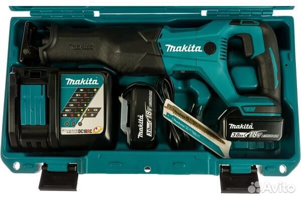 Аккумуляторная сабельная пила Makita DJR186RFE