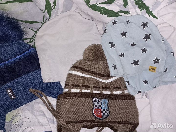 Шапочки на мальчика 2-3 года