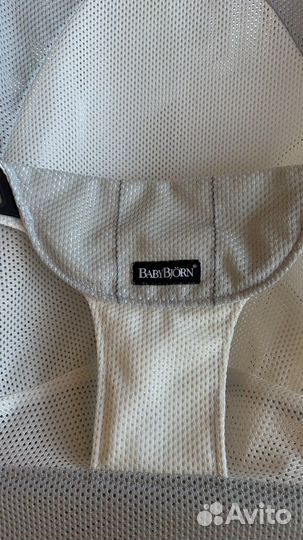 Шезлонг babybjorn bliss mesh, сетка серый