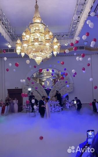 Взрыв шаров дистанционный, взрыв шар-сюрприз