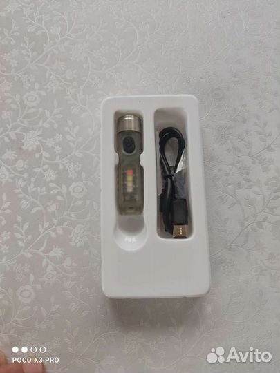 Наключный светодиодный фонарь USB C