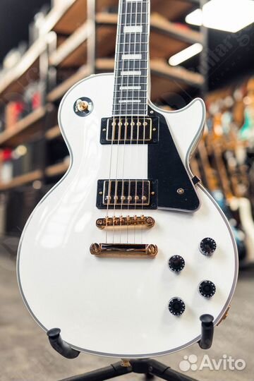 Epiphone Les Paul Custom Alpine White Электрогитар