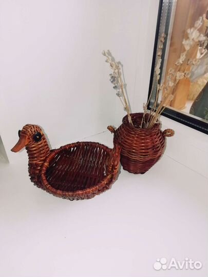 Корзина плетеная