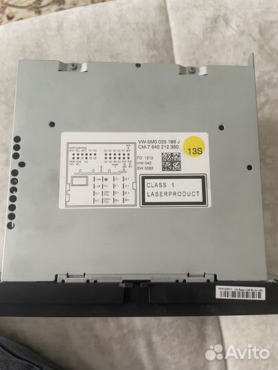 Магнитола volkswagen tiguan 2013