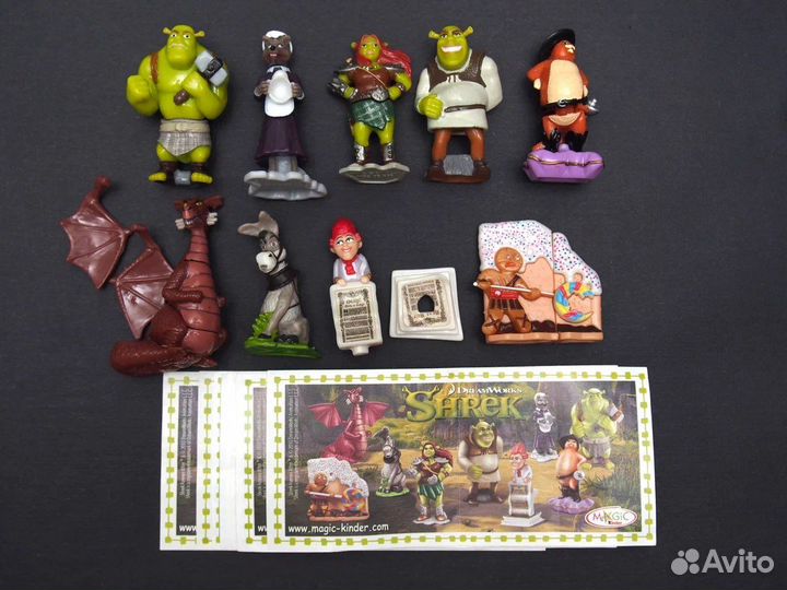 Киндер сюрприз Шрек, Миньоны, Бархатные птенчики