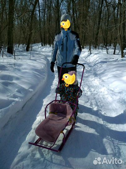 Санки Тимка 3 с сидушкой
