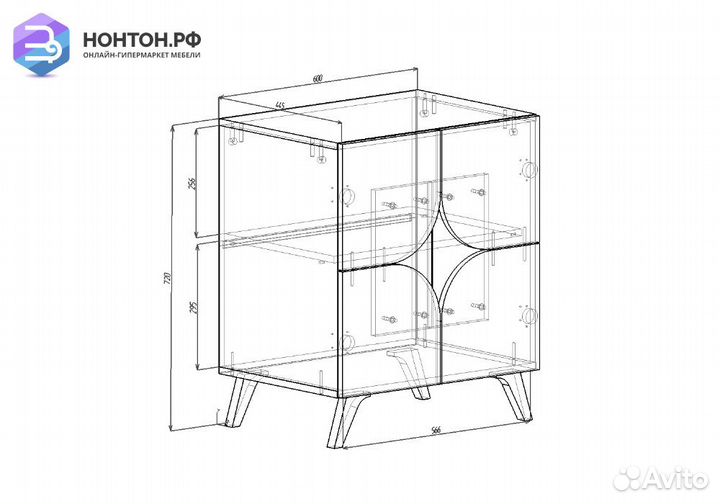 Тумба для обуви Монро шиншилла серая / дуб крафт з