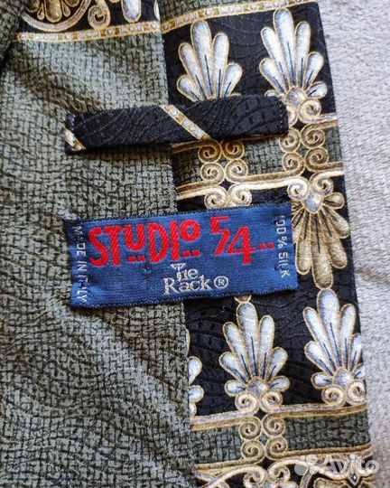 Галстук шелковый винтаж