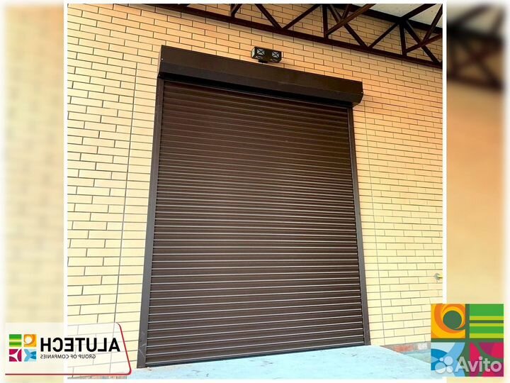 Ворота алютех роллетные