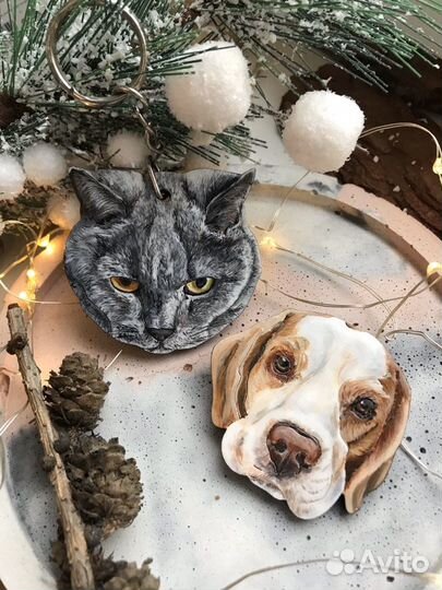 Деревянные броши и значки ручной работы на заказ