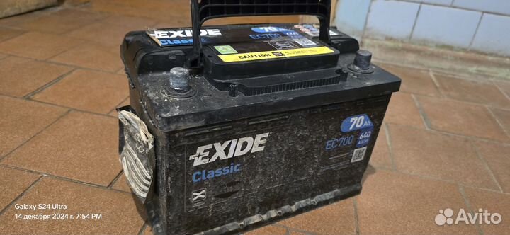 Аккумулятор exide ec700