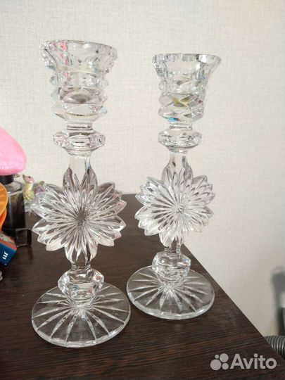 Хрустальные подсвечники