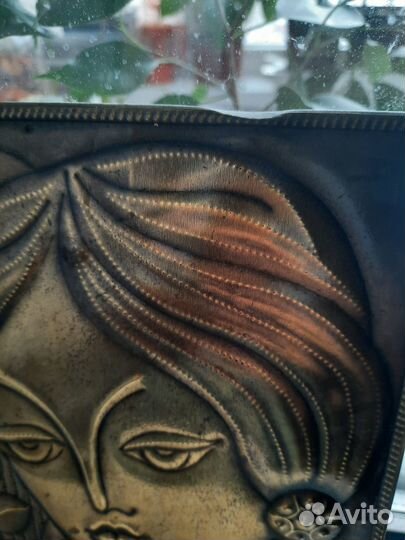 Картина пано медная чеканка СССР