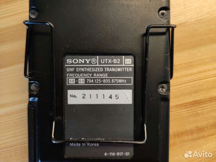 Петличный микрофон Sony