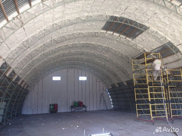 Утепление пенополиуретаном фасада