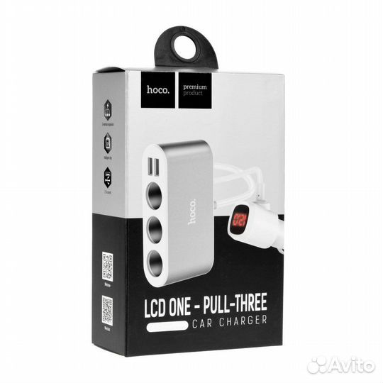 Азу hoco Z13 2USB dual port 2.4A (Silver)