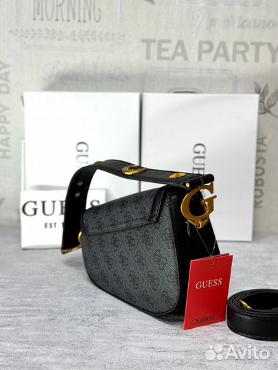 Сумка guess dream седло с узорами