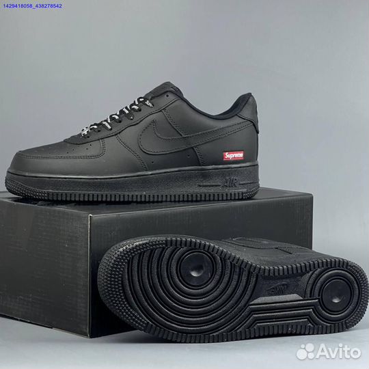 Кроссовки Nike Air Force 1 Low & Supreme (Арт.66564)