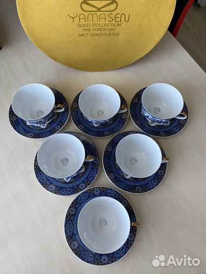Чайный набор Yamasen 24ct gold plated