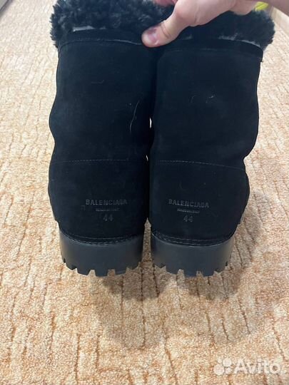 Balenciaga alaska boots fur