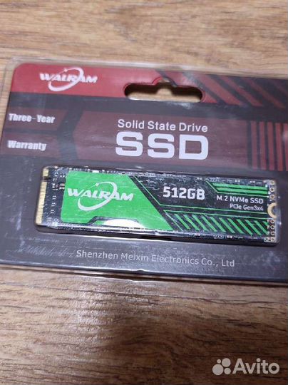 Nvme ssd 256 Gb, новый
