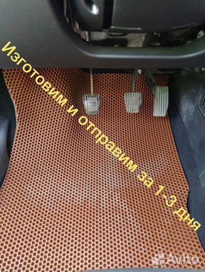 Автоковры водительские EVA митсубиси pajero sport2