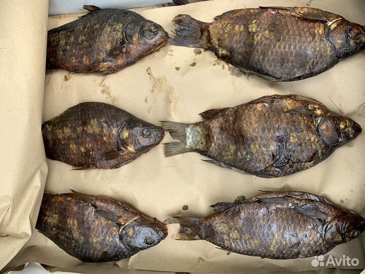 Карась горячего копчения