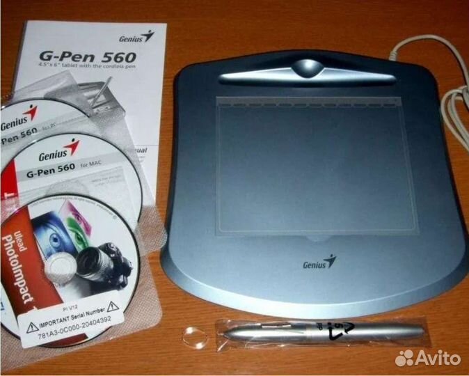 Графический планшет genius g-pen 560